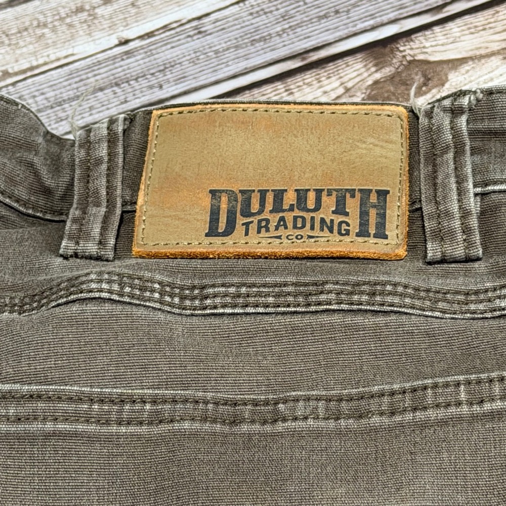 Duluth Trading‎ Co Flex Fire Hose Pants Brown Mens 40x30 Actual Cargo Utility - Picture 4 of 8